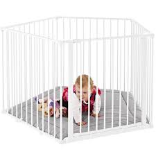 It also sits atop four wheels for easy perfect cage for my black head caique, it's large and the play top is good too (don't have a picture of. Play Pen The Baby Loft