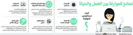نصائح للموازنة بين العمل والحياة انفوجرافيك صحيفة مكة تطويرالذات Words Infographic Word Search Puzzle