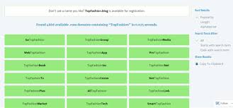 It's up to you to check that brands don't already exist before using one of our robot's naming ideas. 9 Best Blog Name Generators To Help You Find Good Blog Name Ideas