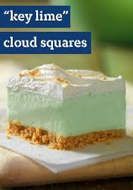 Key Lime Cloud Squares Recipe Desserts Kraft Recipes Delicious Desserts