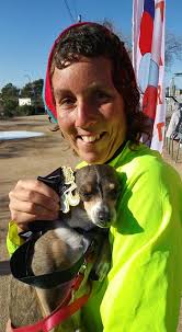 Running a 5k turkey trot with my border terrier