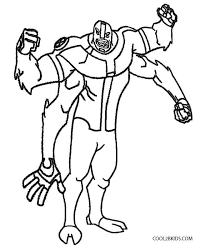 Printable Ben Ten Coloring Pages For Kids Cool2bkids Cartoon Coloring Pages Coloring Pages Detailed Coloring Pages