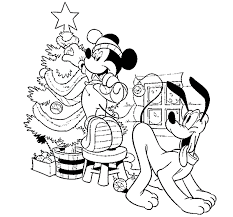 Dibujos para colorear pintar e imprimir. Dibujos Para Colorear De Mickey Mouse De Navidad Novocom Top