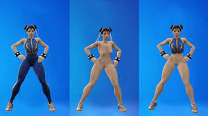 Chun Li Fortnite Dances But All Naked 