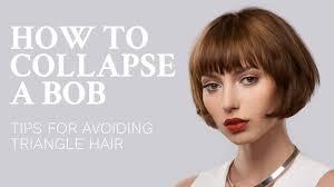 Perfectly cut, it is and remains one of the most wanted shapes in the sa. How To Collapse A Bob Haircut Avoid Triangle Hair Youtube