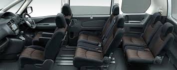 Kursi penumpang pada new serena. Nissan Releases All New Serena Minivan