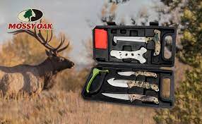 Field dressing kit for deer. Amazon Com Mossy Oak Hunting Field Dressing Kit Portable Butcher Game Processor Set 8 Piece Sports Outdoors