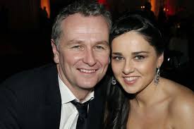 Moya has beau John with a fine Chianti