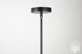 Oversized Hammered Flat Black Pendant Light Fixture