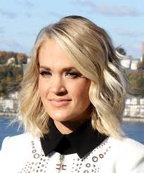 See more ideas about carrie underwood, carrie underwood style, underwood. Carrie Underwood Medium Wavy Light Champagne Blonde Bob Haircut