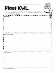 Plants Kwl Worksheets