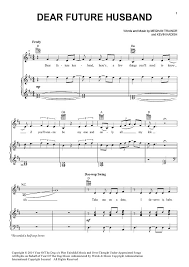 Dear Future Husband Sheet Music Piano Sheet Music Classical Violin Music