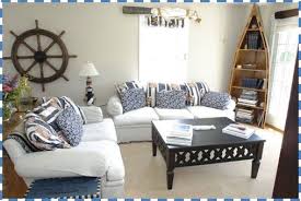 Round Up Of 7 Antique Inspired Nautical Decor Ideas Beach Theme Living Room Nautical Decor Living Room Nautical Living Room
