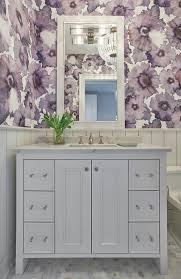 Check out our grey purple bathroom selection for the very best in unique or custom, handmade pieces from our shops. White And Purple Bathroom Design Transitional Bathroom