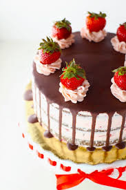 A delicious cake made from scratch with a simple orange glaze. Sugar Free Gluten Free Chocolate Strawberry Cake Mom Loves Baking