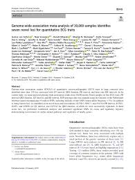 We did not find results for: Pdf Genome Wide Association Meta Analysis Of 30 000 Samples Identifies Seven Novel Loci For Quantitative Ecg Traits