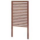 Ã„PPLARÃ– Wall panel, outdoor, brown stained31 1/2x62 1/4 