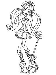 Monster High Para Colorear