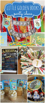 Little Golden Books Birthday Mason S Little Golden Birthday Catch My Party Book Birthday Parties Kids Birthday Themes Book Themed Birthday Party