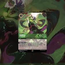 Ursula Power Hungry Lorcana Proxy/orica, Common/holo