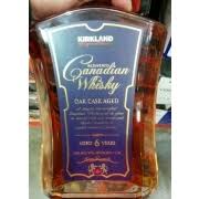 Kirkland Signature Blended Canadian Whisky Oak Cask Aged Calories Nutrition Analysis More Fooducate