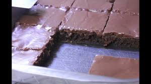 Iced Or Frosted Brownies Aka Lunch Lady Brownies Youtube