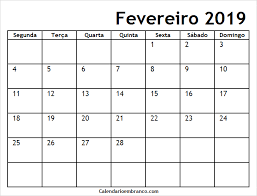 Calendário De Dezembro De 2018 E Janeiro De 2019 Calendario De Fevereiro De 2019 Brasil Livre Calendario Em Branco Calendario Para Imprimir Calendario De Fevereiro