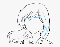 Moon with face drawing coloring book for adults. How To Draw Sad Anime Face Anime Face Hd Png Download Transparent Png Image Pngitem