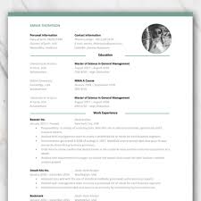 Consultancy Resume Cv With And Without Icons Green Mba Student Resume Resume Cv