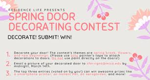 We did not find results for: Spring Door Decorating Contest Mica