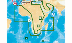 navionics plus compact flash card preloaded with 30xg africa and m east