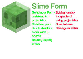 You are slowed less when using a bow · beastmaster: Slime Form Origin For Charlie R Originssmp