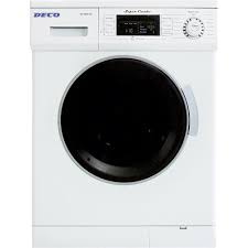 Deco 4400 washer dryer combo. Deco All In One 1200 Rpm Compact Washer And Electric Ventless Vented Dryer With Sensor Dry Feature In White Dc 4400 Cv The Home Depot