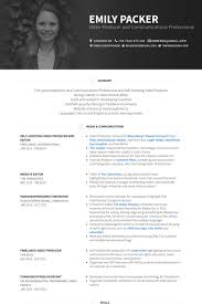 Self Shooting Video Producer And Editor Resume Example Video Producers Resume Design Template Free Resume