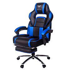 The gaming chair has gained considerable popularity in recent years. Buy Topsky High Back Racing Style Pu Leather Computer Gaming Office Chair Blue Ergonomic Reclining Design With Lumbar Cushion Footrest And Headrest Online In Philippines B01n9poukh