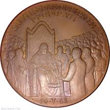 De ce această întâlnire care a durat douăzeci şi opt de minute este. Papa Ioan Al Xxiii Lea Papa Vatican Medalie 36235