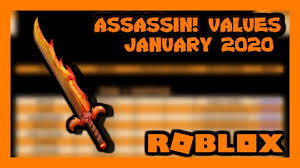 Submitted 4 years ago * by crazytrainman1. Roblox Assassin Value List Official 2020 05 2021