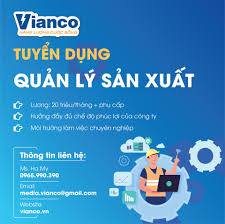 TUYỂN QUẢN LÝ SẢN XUẤT