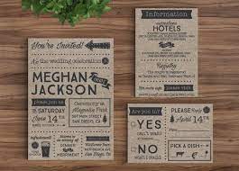 Wedding Invitation Template Printable Rustic Kraft Paper Etsy Printable Wedding Invitations Wedding Invitations Rustic Wedding Invitation Templates