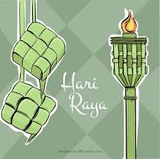 Gambar bergaya hari raya wonderland fully dress smile gambar via rebanas.com. Premium Vector Hand Drawn Hari Raya Background