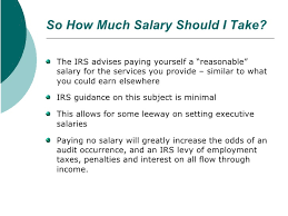 Can a sole proprietor pay himself a salary. Reasonable Compensation S Corp Reasonable Shareholder Salary Wcg Cpas