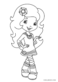 Plum pudding and berrykin coloring page | free printable coloring pages. Free Printable Strawberry Shortcake Coloring Pages For Kids