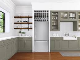 Best Buy Lg 24 1 Cu Ft Large Capacity Bottom Freezer Refrigerator With Ice Maker Stainless Steel Ldcs24223s Kitchen Redesign Wine Storage Kitchen Kitchen Cabinet Wine Rack