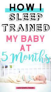 How I Successfully Sleep Trained My 5 Month Old Baby In 2 Days Sleep Training Baby 5 Month Old Baby Sleep Training