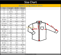 Boys Shirt Size Chart By Age Avalonit Net