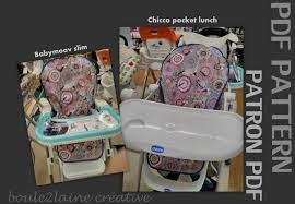 Housse de chaise patron gratuit. Housse Chaise Haute Chicco Polly Nouveau Tutoriel Et Nouveau Patron Boule2laine Creative