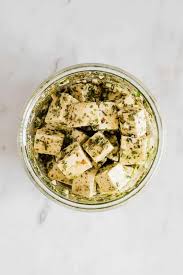 Veganer Feta Kase Selber Machen Tofu Feta Aline Made