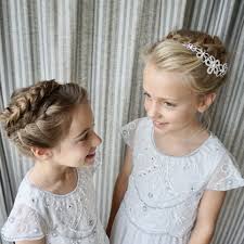 Our gallery includes simple downdos and half up hairstyles that can be created at home as well as when hair is brown or black, it can be hard to see intricate details like braids, twists, ringlets, etc. 20 Adorable Flower Girl Hairstyles