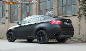 2013 bmw 750li m sport painted in frozen brilliant white matte. Bmw X6 Vollfolierung In Schwarz Matt Folienking