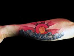 It might also represent what the band believed in when the person got the tattoo. 50 Colorado Tattoos For Men Rocky Mountain Design Ideas